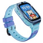Ceas smartwatch copii HiFuture Kidsguard G1, 4G, Apeluri Vocale, Video Call, Ecran IPS, SOS Alert, Alerta zona virtuala, GPS Tracking, IP67, Autonomie pana la 5 zile, Albastru 3 - lerato.ro