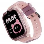 Ceas smartwatch copii HiFuture Kidsguard G1, 4G, Apeluri Vocale, Video Call, Ecran IPS, SOS Alert, Alerta zona virtuala, GPS Tracking, IP67, Autonomie pana la 5 zile, Roz 3 - lerato.ro