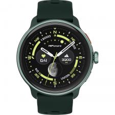 Ceas smartwatch dama HiFuture Vela, Display AMOLED 1.43 inch, GPS, Compass, Alitmetru, Apeluri Bluetooth, Autonomie pana la 10 zile, Rezistenta la apa, Dark Green