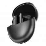 Casti wireless HiFuture ColorBuds 3, TWS, ANC, Anulare activa a zgomotului, Apeluri clare cu 4 Microfoane, Bluetooth 5.4, Baterie 25h, USB-C, Negru 4 - lerato.ro