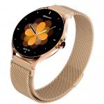 Ceas smartwatch dama HiFuture AURA 2, Display AMOLED 1.32 inch, Apeluri Bluetooth, Autonomie pana la 7 zile, Rezistenta la apa, Gold 3 - lerato.ro