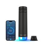 Sticla de apa smart HidrateSpark PRO 2, Monitorizare consum lichide, Izolatie dubla din otel inoxidabil, Iluminare LED, Incarcare USB-C, 621ml, Negru 11 - lerato.ro