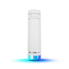 Sticla de apa smart HidrateSpark PRO 2, Capac cu pai, Monitorizare consum lichide, Izolatie dubla din otel inoxidabil, Iluminare LED, Incarcare USB-C, 621ml, Alb