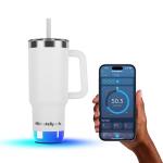 Termos smart HidrateSpark PRO 2 Tumbler, Monitorizare consum lichide, Izolatie dubla din inox oxidabil, Iluminare LED, Incarcare USB-C, 887ml, Alb 4 - lerato.ro