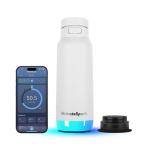 Sticla de apa smart HidrateSpark PRO 2, Monitorizare consum lichide, Izolatie dubla din otel inoxidabil, Iluminare LED, Incarcare USB-C, 946ml, Alb 3 - lerato.ro