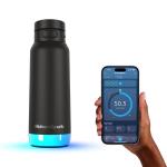 Sticla de apa smart HidrateSpark PRO 2, Monitorizare consum lichide, Izolatie dubla din otel inoxidabil, Iluminare LED, Incarcare USB-C, 946ml, Negru 4 - lerato.ro