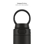 Sticla de apa smart HidrateSpark PRO 2, Monitorizare consum lichide, Izolatie dubla din otel inoxidabil, Iluminare LED, Incarcare USB-C, 946ml, Negru 6 - lerato.ro