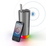 Termos smart HidrateSpark Pro Tumbler, Monitorizare consum lichide, Izolatie din inox oxidabil, Iluminare LED, Incarcare USB-C, Bluetooth, 592ml, Stainless Steel 3 - lerato.ro