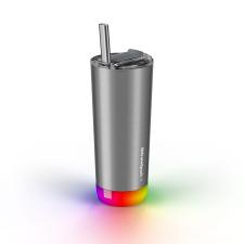 Termos smart HidrateSpark Pro Tumbler, Monitorizare consum lichide, Izolatie din inox oxidabil, Iluminare LED, Incarcare USB-C, Bluetooth, 592ml, Stainless Steel