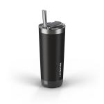 Termos smart HidrateSpark Pro Tumbler, Monitorizare consum lichide, Izolatie din inox oxidabil, Iluminare LED, Incarcare USB-C, Bluetooth, 592ml, Negru 2 - lerato.ro