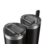 Termos smart HidrateSpark Pro Tumbler, Monitorizare consum lichide, Izolatie din inox oxidabil, Iluminare LED, Incarcare USB-C, Bluetooth, 592ml, Negru 7 - lerato.ro