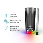 Termos smart HidrateSpark Pro Tumbler, Monitorizare consum lichide, Izolatie din inox oxidabil, Iluminare LED, Incarcare USB-C, Bluetooth, 592ml, Negru 9 - lerato.ro