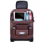 Organizator auto pentru scaun, Pliabil, Piele ecologica, Maro 2 - lerato.ro