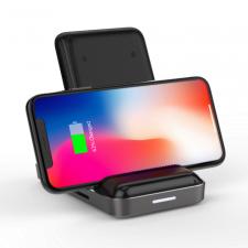 Adaptor HUB 8-in-1 Hyper HyperDrive, 1x USB-C, 3x USB-A, 1x HDMI, 1x RJ45, 1x SD, 1x microSD, Incarcare Wireless 7.5W, 5Gbps, 4K / 30Hz, Negru