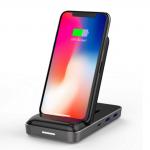Adaptor HUB 8-in-1 Hyper HyperDrive, 1x USB-C, 3x USB-A, 1x HDMI, 1x RJ45, 1x SD, 1x microSD, Incarcare Wireless 7.5W, 5Gbps, 4K / 30Hz, Negru 6 - lerato.ro
