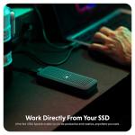 Rack extern SSD Hyper, M.2 NVMe, USB4, 40Gbps, Albastru 6 - lerato.ro