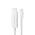 Adaptor video Hyper, USB-C tata la HDMI tata, 4K, 60Hz, Alb 3 - lerato.ro