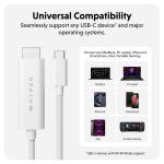 Adaptor video Hyper, USB-C tata la HDMI tata, 4K, 60Hz, Alb 7 - lerato.ro