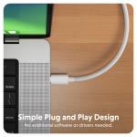 Adaptor video Hyper, USB-C tata la HDMI tata, 4K, 60Hz, Alb 8 - lerato.ro