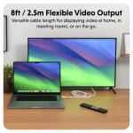 Adaptor video Hyper, USB-C tata la HDMI tata, 4K, 60Hz, Alb 10 - lerato.ro