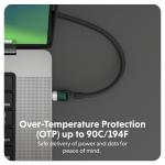 Cablu pentru incarcare si transfer de date HyperJuice, USB-C la USB-C, 240W, 480 Mbps, 2m, Negru 6 - lerato.ro