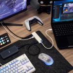 Adaptor Hub 5-in-1 Hyper HyperDrive Flex, 1x USB-C PD 100W, 1x USB-C 5 Gb/s, 2x USB-A 5 Gb/s, 1x HDMI 4k / 30Hz, Alb / Albastru 8 - lerato.ro