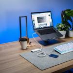 Adaptor Hub 4-in-1 Hyper HyperDrive Flex, 4x USB-C 5 Gb/s, Alb / Albastru 8 - lerato.ro