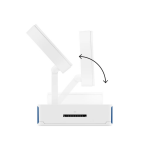 Statie de incarcare Hyper HyperDrive Flex MagCharge, Wireless Charging 7.5W, 1x USB-C 100W, 2x USB-C, 2x USB-A, 1x HDMI 4K / 60Hz, 1x SD, 1x Jack 3.5mm, Alb / Albastru 6 - lerato.ro