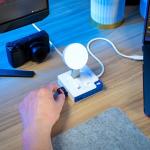 Statie de incarcare Hyper HyperDrive Flex MagCharge, Wireless Charging 7.5W, 1x USB-C 100W, 2x USB-C, 2x USB-A, 1x HDMI 4K / 60Hz, 1x SD, 1x Jack 3.5mm, Alb / Albastru 9 - lerato.ro