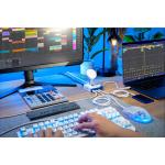 Statie de incarcare Hyper HyperDrive Flex MagCharge, Wireless Charging 7.5W, 1x USB-C 100W, 2x USB-C, 2x USB-A, 1x HDMI 4K / 60Hz, 1x SD, 1x Jack 3.5mm, Alb / Albastru 11 - lerato.ro