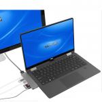 Adaptor HUB 8-in-1 Hyper HyperDrive SOLO, USB-C la 1x USB-C, 1x HDMI, 2x USB-A, 1x SD, 1x MicroSD, 1x Jack 3.5mm, 1x Conector Jack, Gri 5 - lerato.ro