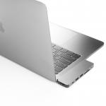 Adaptor HUB 8-in-1 Hyper HyperDrive SOLO, USB-C la 1x USB-C, 1x HDMI, 2x USB-A, 1x SD, 1x MicroSD, 1x Jack 3.5mm, 1x Conector Jack, Silver 4 - lerato.ro