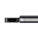 Adaptor HUB 6-in-1 Hyper HyperDrive, USB-C la 1x USB-C, 1x HDMI, 1x USB-A, 1x SD, 1x MicroSD, 1x Jack 3.5mm, Space Gray 6 - lerato.ro