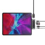Adaptor HUB 6-in-1 Hyper HyperDrive Media, 1x USB-C, 1x USB-A, 1x HDMI, 1x microSD, 1x SD, 1x Jack 3.5mm, 60W, 5Gbps, 4K / 60Hz, Gri 4 - lerato.ro
