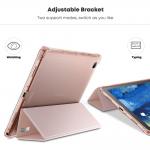 Husa Infiland Smart Stand compatibila cu Samsung Galaxy Tab A7 10.4 inch Pink 5 - lerato.ro