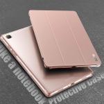 Husa Infiland Smart Stand compatibila cu Samsung Galaxy Tab A7 10.4 inch Pink 7 - lerato.ro