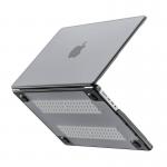 Carcasa laptop INVZI Hardshell compatibila cu Macbook Pro 16 inch A2485 Gri 2 - lerato.ro