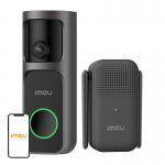 Sonerie usa IMOU Doorbell 3, 4MP, Vedere 360 grade, Detectare miscare, 5000mAh, Zoom 8x, WiFi, Gri 4 - lerato.ro