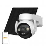 Camera de supraveghere IMOU AOV PT KIT 4G, Exterior, 5MP, 2880 × 1620, Aplicatie dedicata, Detectare miscare, Vedere nocturna, Zoom 8x, WiFi, Panou solar inclus, Alb 3 - lerato.ro