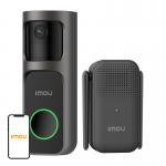 Sonerie usa IMOU 2S, 3MP, Vedere 166 grade, Detectare miscare, 5000mAh, Zoom 8x, WiFi, Gri 3 - lerato.ro