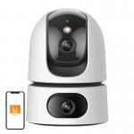 Camera de supraveghere IMOU Ranger Dual, Interior, 6MP, Night Vision, Microfon si difuzor incorporate, WiFi, Alb 3 - lerato.ro