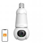 Camera de supraveghere tip bec IMOU Bulb Cam, Exterior, 5MP, Night Vision, Microfon si difuzor incorporate, WiFi, Alb 3 - lerato.ro