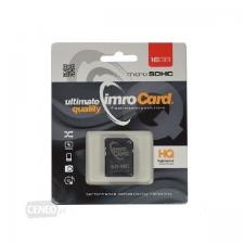 Card de memorie IMRO, MicroSDHC, 16GB, clasa 10, cu adaptor SD, Negru