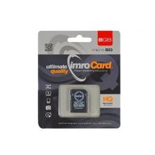 Card de memorie IMRO, MicroSDHC, 8GB, clasa 4, cu adaptor SD, Negru