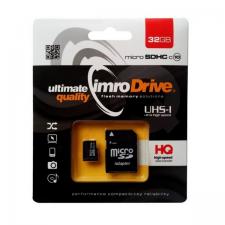Card de memorie IMRO, MicroSD, 32GB, clasa 10 UHS, cu adaptor SD, Negru