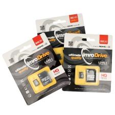Card de memorie IMRO, MicroSD, 64GB, clasa 10 UHS, cu adaptor SD, Negru