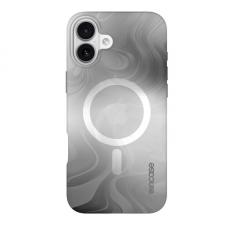 Carcasa Incase Halo Oil Slick Smoke cu MagSafe compatibila cu iPhone 16 Plus, Gri