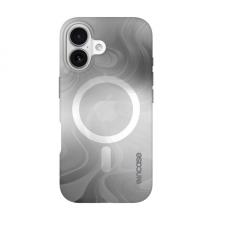 Huse si carcase iPhone 16, Carcasa Incase Halo Oil Slick Smoke cu MagSafe compatibila cu iPhone 16, Gri, lerato.ro
