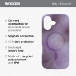 Carcasa Incase Halo Oil Slick Lilac cu MagSafe compatibila cu iPhone 16 Pro, Mov 4 - lerato.ro