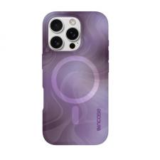 Huse si carcase iPhone 16 Pro, Carcasa Incase Halo Oil Slick Lilac cu MagSafe compatibila cu iPhone 16 Pro, Mov, lerato.ro